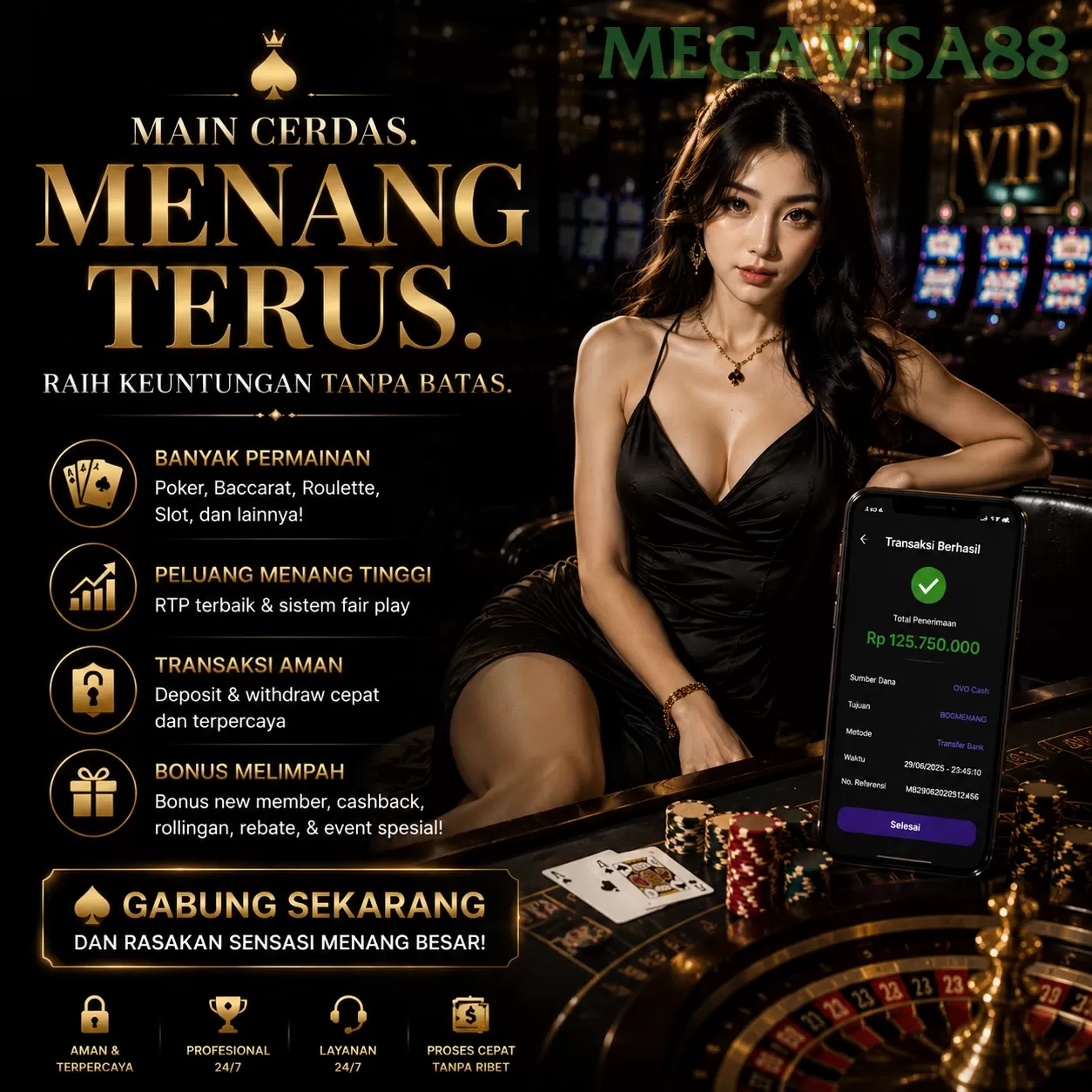 Main megavisa88w Menang Jackpot Besar