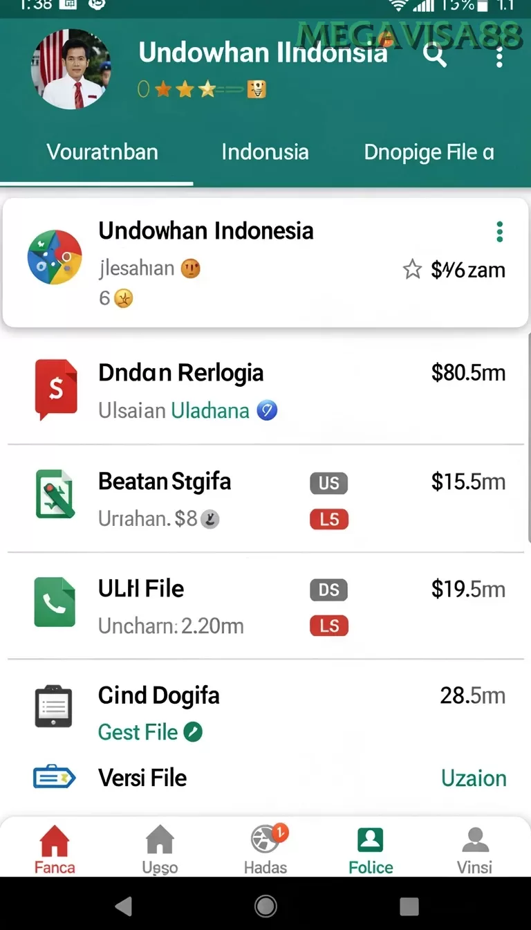 Sistem Pembayaran megavisa88 screenshot